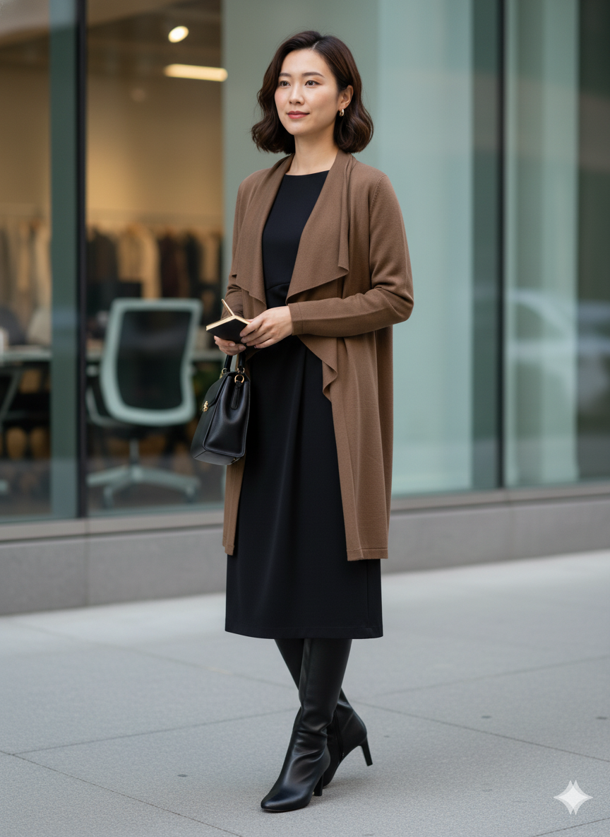 上班｜針織罩衫